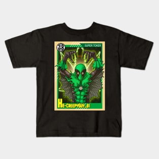 Creepy Guy, Weed Guy Kids T-Shirt